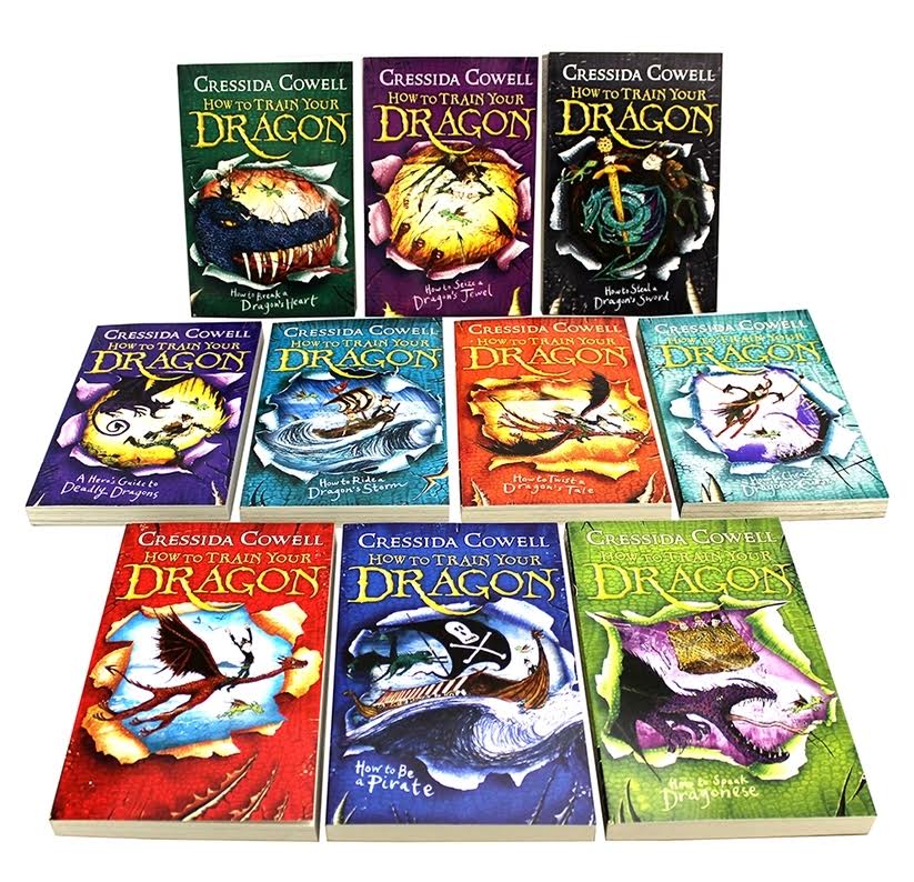 how to train your dragon book set