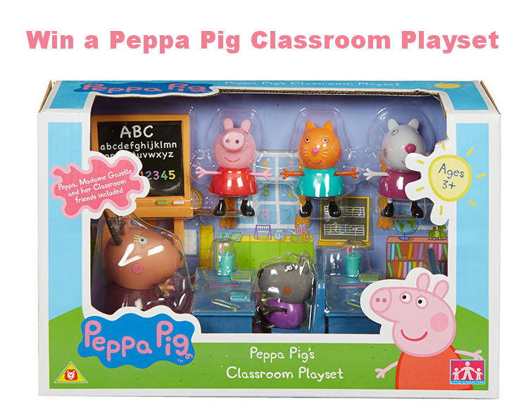peppa pig classroom playset